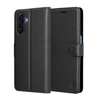 Калъф за Samsung Galaxy A17 5G / A17 4G - Techsuit - Leather Folio - Черен