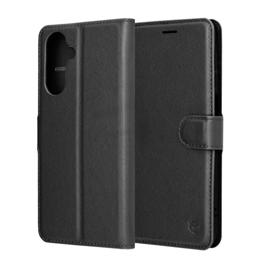 Калъф за Samsung Galaxy A17 5G / A17 4G - Techsuit - Leather Folio - Черен