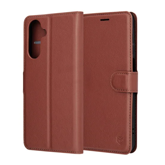 Калъф за Samsung Galaxy A17 5G / A17 4G - Techsuit - Leather Folio - Кафяв