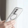 Калъф за Samsung Galaxy A17 5G / A17 4G - Techsuit - Luxury Crystal MagSafe - Сребрист