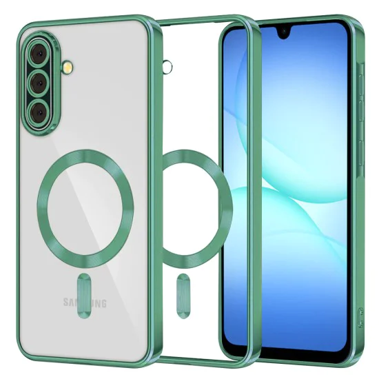 Калъф за Samsung Galaxy A17 5G / A17 4G - Techsuit - Luxury Crystal MagSafe - Светло Зелен
