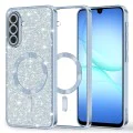 Калъф за Samsung Galaxy A17 5G / A17 4G - Techsuit - Luxury Glitter MagSafe - Светло Син