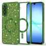 Калъф за Samsung Galaxy A17 5G / A17 4G - Techsuit - Luxury Glitter MagSafe - Тъмно Зелен