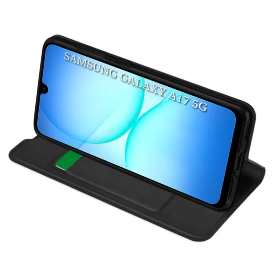 Калъф за Samsung Galaxy A17 5G / A17 4G - Techsuit - Magskin Book - Черен