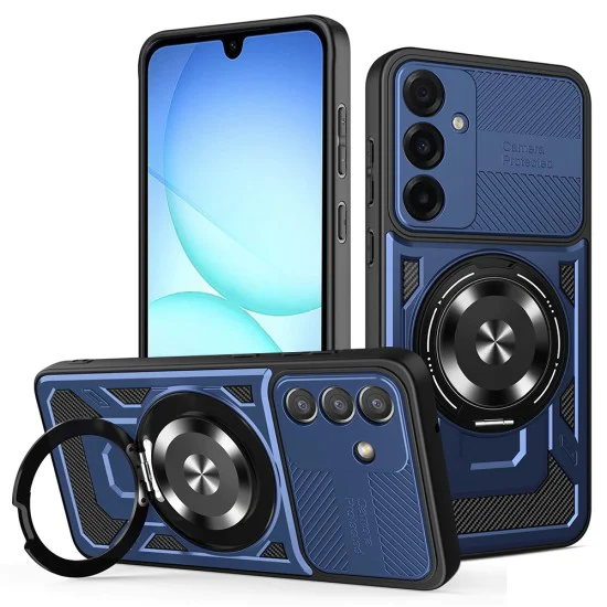 Калъф за Samsung Galaxy A17 5G / A17 4G - Techsuit - RuggedCam - Син