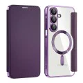 Калъф за Samsung Galaxy A17 5G / A17 4G - Techsuit - SmartMag Book Case - Лилав