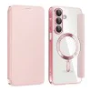 Калъф за Samsung Galaxy A17 5G / A17 4G - Techsuit - SmartMag Book Case - Розов