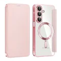 Калъф за Samsung Galaxy A17 5G / A17 4G - Techsuit - SmartMag Book Case - Розов