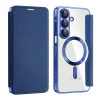 Калъф за Samsung Galaxy A17 5G / A17 4G - Techsuit - SmartMag Book Case - Син
