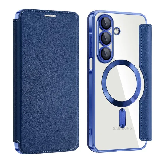 Калъф за Samsung Galaxy A17 5G / A17 4G - Techsuit - SmartMag Book Case - Син