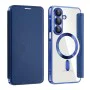 Калъф за Samsung Galaxy A17 5G / A17 4G - Techsuit - SmartMag Book Case - Син