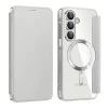 Калъф за Samsung Galaxy A17 5G / A17 4G - Techsuit - SmartMag Book Case - Сив