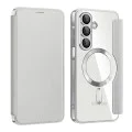 Калъф за Samsung Galaxy A17 5G / A17 4G - Techsuit - SmartMag Book Case - Сив
