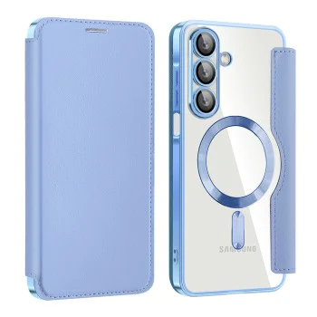 Калъф за Samsung Galaxy A17 5G / A17 4G - Techsuit - SmartMag Book Case - Светло Син