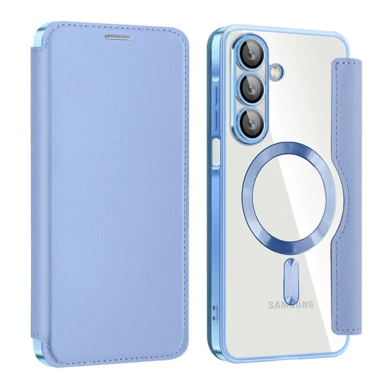 Калъф за Samsung Galaxy A17 5G / A17 4G - Techsuit - SmartMag Book Case - Светло Син