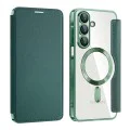 Калъф за Samsung Galaxy A17 5G / A17 4G - Techsuit - SmartMag Book Case - Зелен