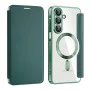 Калъф за Samsung Galaxy A17 5G / A17 4G - Techsuit - SmartMag Book Case - Зелен