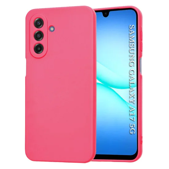 Калъф за Samsung Galaxy A17 5G / A17 4G - Techsuit - SoftFlex - Hot Розов