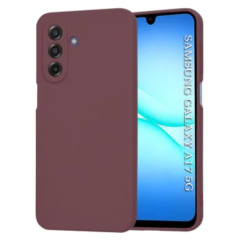Калъф за Samsung Galaxy A17 5G / A17 4G - Techsuit - SoftFlex - Plum Red