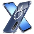 Калъф за Samsung Galaxy A17 5G / A17 4G - Techsuit - Удароустойчив Clear Siliconeов MagSafe - Прозрачен