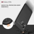 Калъф за Samsung Galaxy A20e - Carbon Silicone - Черен