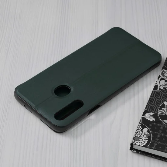 Калъф за Samsung Galaxy A20s - eFold Series - Тъмно зелен