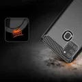 Калъф за Samsung Galaxy A21s - Carbon Silicone - Черен