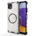 Калъф за Samsung Galaxy A22 5G - Techsuit - HoneyComb Shield MagSafe - Бял
