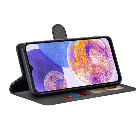Калъф за Samsung Galaxy A23 4G / A23 5G - Дневник - Черен