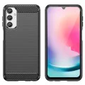 Калъф за Samsung Galaxy A24 - Carbon Silicone - Черен