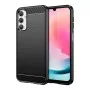 Калъф за Samsung Galaxy A24 - Carbon Silicone - Черен