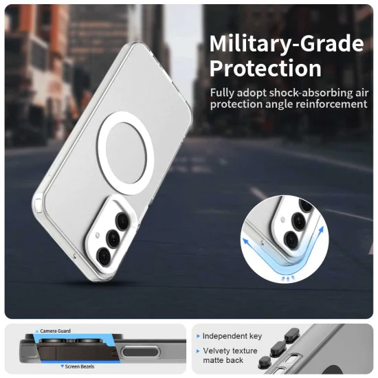 Калъф за Samsung Galaxy A25 5G - CandyCase MagSafe - Бял