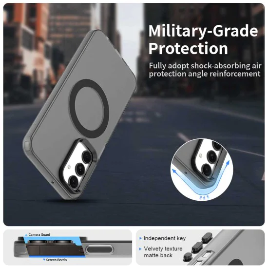 Калъф за Samsung Galaxy A25 5G - CandyCase MagSafe - Черен