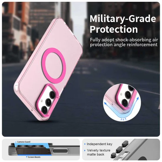 Калъф за Samsung Galaxy A25 5G - CandyCase MagSafe - Розов