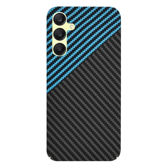 Калъф за Samsung Galaxy A25 5G - Carbonite FiberShell - Blue Pulse
