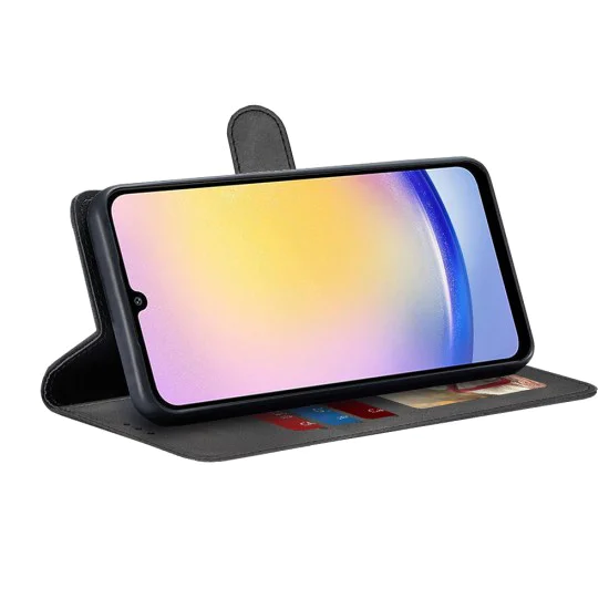 Калъф за Samsung Galaxy A25 5G - Дневник - Черен