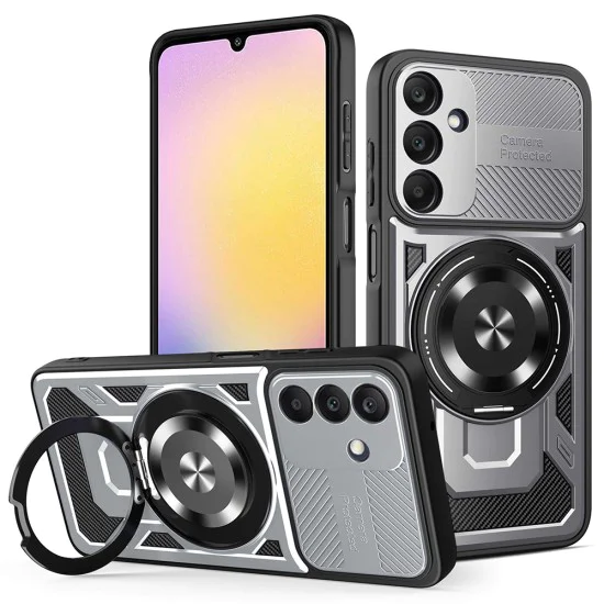 Калъф за Samsung Galaxy A25 5G - RuggedCam - Сив