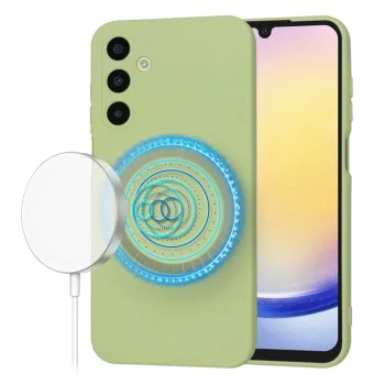 Калъф за Samsung Galaxy A25 5G - SoftFlex MagSafe - Matcha