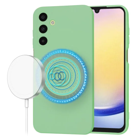 Калъф за Samsung Galaxy A25 5G - SoftFlex MagSafe - Mint Green