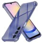 Калъф за Samsung Galaxy A25 5G - Techsuit - Удароустойчив Clear Silicone - Опушено Черен