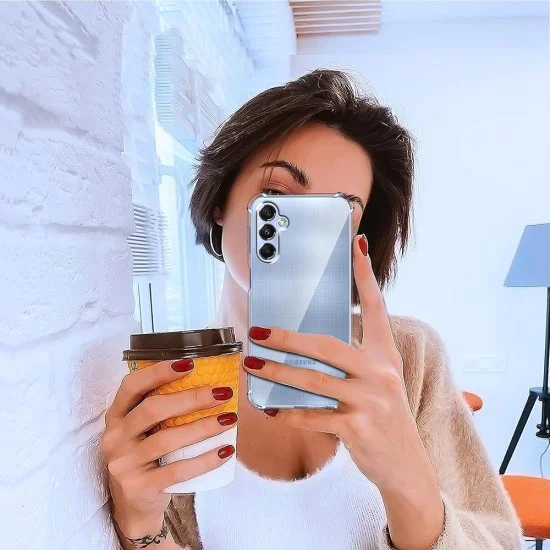 Калъф за Samsung Galaxy A25 5G - Удароустойчив Прозрачен Силиконов - Прозрачен