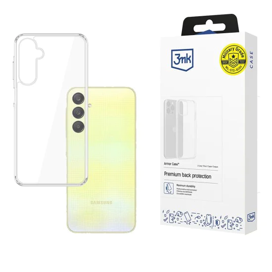 Калъф за Samsung Galaxy A26 5G - 3mk - Armor Case - Прозрачен