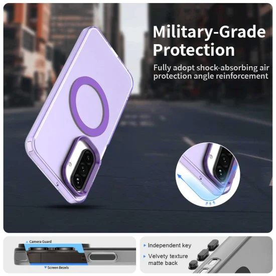 Калъф за Samsung Galaxy A26 5G - CandyCase MagSafe - Лилав