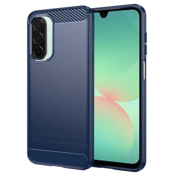 Калъф за Samsung Galaxy A26 5G - Carbon Silicone - Blue