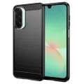 Калъф за Samsung Galaxy A26 5G - Carbon Silicone - Черен