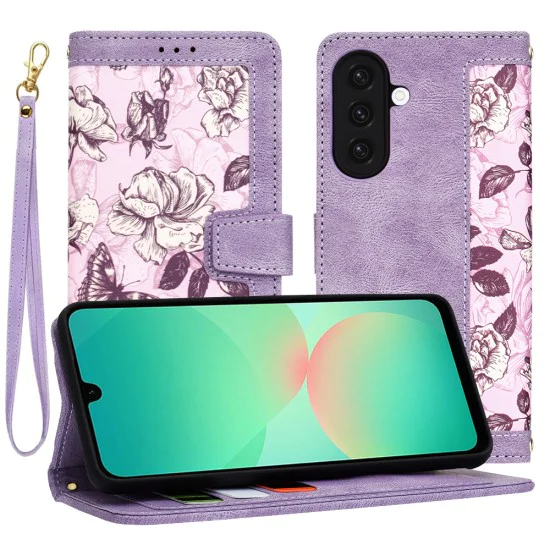 Калъф за Samsung Galaxy A26 5G - FlipCraft - Mysterious Purple