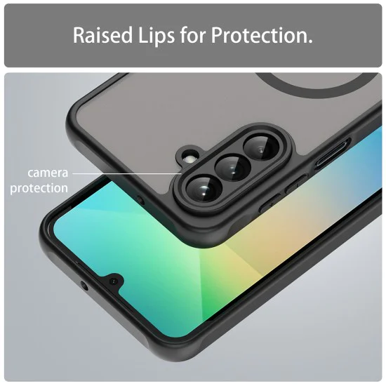 Калъф за Samsung Galaxy A26 5G - HaloFrost II MagSafe - Черен