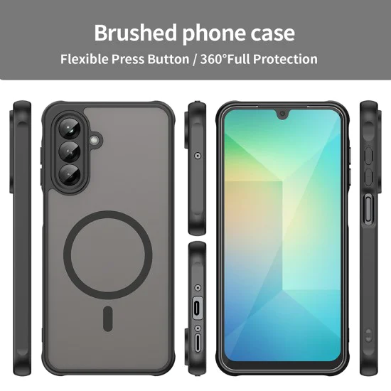 Калъф за Samsung Galaxy A26 5G - HaloFrost II MagSafe - Черен