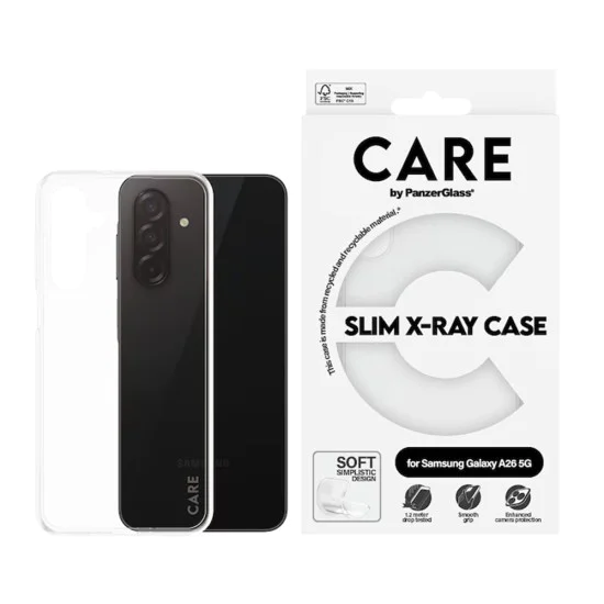 Калъф за Samsung Galaxy A26 5G - PanzerGlass® - CARE Модерен калъф - Прозрачен