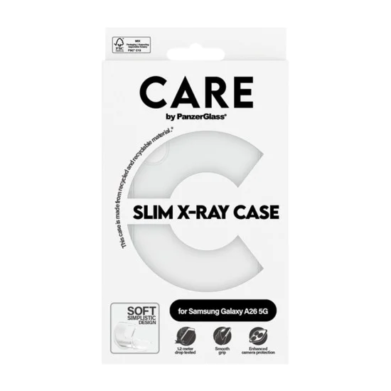 Калъф за Samsung Galaxy A26 5G - PanzerGlass® - CARE Модерен калъф - Прозрачен